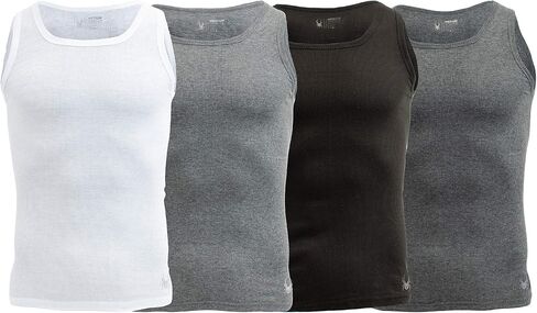 Spyder Mens Pro Cotton Pro Stretch Tank Tops A Shirts (White, Small) in Kuwait