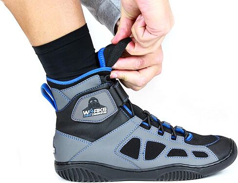 Alpha-1! Watercraft Jetski Boot by Works H2oDesigns - Lightweight & Breathable Race Boot - Designed in The USA - Smooth Movement & Stability - Ankle Support Strap, Nonslip Outsole - Wet Boot for Men in Saudi Arabia