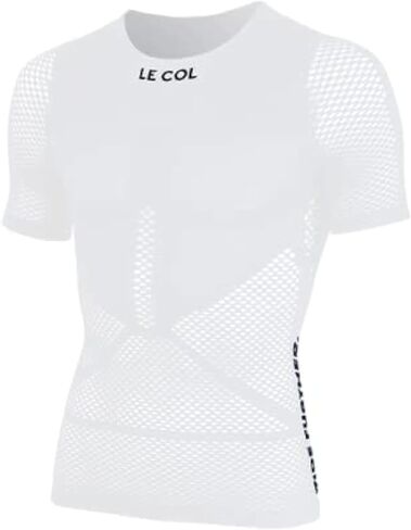 LE COL Unisex Pro Mesh Short Sleeve Base Layer | Breathable Cycling Undershirt | Light, Quick Dry, Snug Fit | XS - XXL in Saudi Arabia