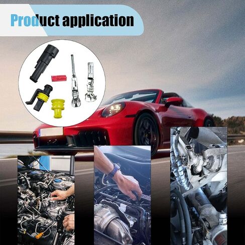20 Kits 2 Pin Electrical Wire Connectors, Waterproof Male Female Terminal 2 Way Wire Connector Plug Kit, Automotive Electrical Connectors for Motorcycle Car Truck Boat Marine (2 pin) in Saudi Arabia