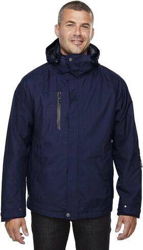 North End Men's Caprice 3-in-1 Soft Shell Liner Jacket, L, CLASSIC NAVY 849 in Saudi Arabia