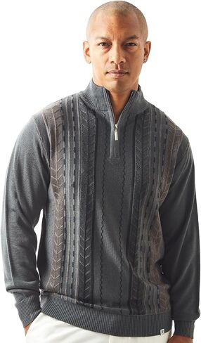 STACY ADAMS Men's Sweater, Vertical Dotted Line in Saudi Arabia