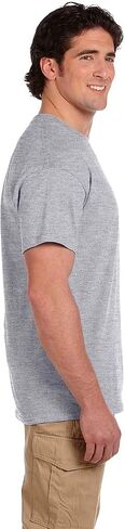 Fruit of the Loom Men's Crew Neck T-Shirt (Pack of 4), Assorted Blues and Grays, X-Large in Saudi Arabia