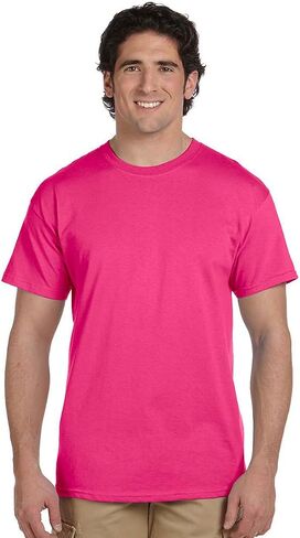 Fruit of the Loom Men's Crew Neck T-Shirt (Pack of 4), Assorted Blues and Grays, X-Large in Saudi Arabia