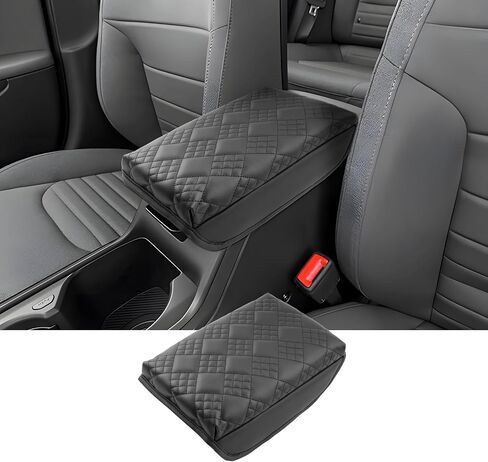 for 2025 Kia K4 Accessories Center Console Cover for Kia K4 (LX/LXS/EX/GT-Line/GT-Line Turbo), Comfy &Cushion Leather K4 Armrest Cover 2025 K4 Accessories in Saudi Arabia
