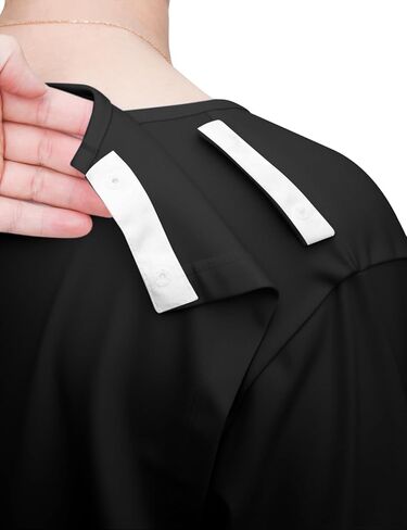 Hospital Gowns for Women Post Shoulder Surgery Dress Tear Away Snap Long Sleeve Dress Nursing Gowns in Kuwait