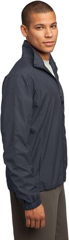 SPORT-TEK Men's Full Zip Wind Jacket in Saudi Arabia