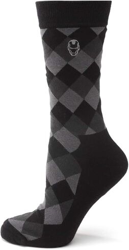 Cufflinks Inc. Marvel Captain America Argyle Blue Men's Socks, One size fits most (up to men's size 12) in Kuwait