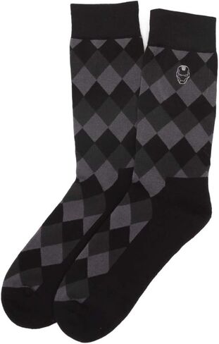 Cufflinks Inc. Marvel Captain America Argyle Blue Men's Socks, One size fits most (up to men's size 12) in Kuwait