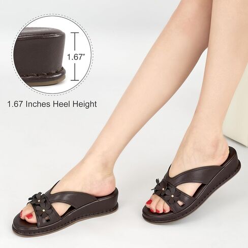 صندل Ecetana for Women 2025 Slides Slides Summer Summer Memory Foam Slip على أحذية منصة غير رسمية in Kuwait