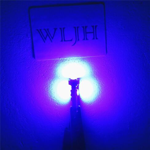 WLJH 10 Pack White Canbus T5 Led Bulb 2721 37 74 Wedge Lamp PC74 Twist Sockets Dash Dashboard Lights Instrument Panel Cluster Leds Car Replacement in Saudi Arabia