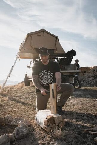 Black Rifle Coffee COTUS Logo T-Shirt, Vintage Black, Size Large in Saudi Arabia