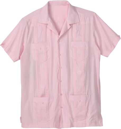 KingSize KS Island Men's Big & Tall ™ Short-Sleeve Guayabera Shirt in Saudi Arabia