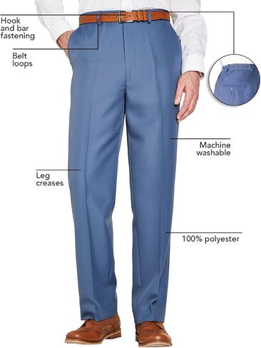 Chums | Mens | Formal Elasticated Trouser Pants | in Kuwait