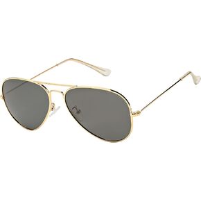 Polarized Aviator Sunglasses for Men Women, 100% UV Protection Classic Shades with Spring Hinge