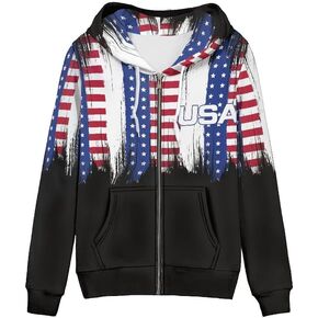 Musical Notes Women's Zip Up Hoodies Cute Pig Casual Comfy Pullover Boho Mandala Dragonfly Long Sleeve Sweatshirt