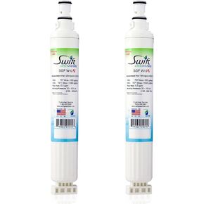 Swift Green Filters SGF-W10 Rx Pharmaceutical Replacement Water Whirlpool 4396701, EDR6D1, Filter 6,46-9915,CLCH125,EFF-6001A (1pack), 1 Pack, White in Kuwait