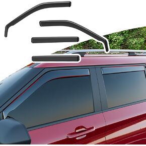 Xipoo Side Window Visor Deflector Compatible with 11-21 Jeep Grand Cherokee Rain Deflector Window Visor Replacement for 2011-2021 Jeep Grand Cherokee Accessories (Compatible with 11-21 Grand Cherokee)