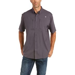 ARIAT Men's MNS Venttek CLSSC SS SHRT Charcoal, XX-Large in Saudi Arabia