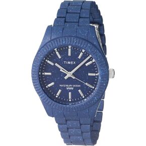 Timex Men's Waterbury Ocean x Peanuts 41mm Watch - Blue Bracelet Blue Dial Blue Case in Saudi Arabia