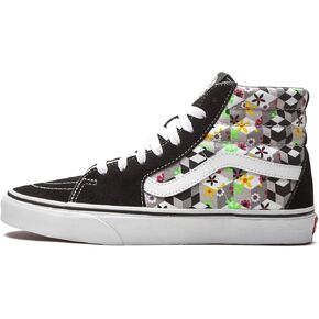 Vans Unisex Checkerboard Sk8 Hi Tapered Men/Women Skate Shoes, Black/White/Checkerboard, 8.5 Women/7 Men in Saudi Arabia