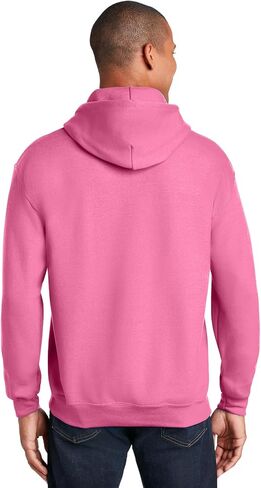 Gildan Men's Heavy Blend Fleece Hooded Sweatshirt G18500 (Small, Azalea) in Saudi Arabia
