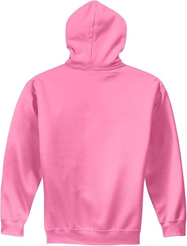 Gildan Men's Heavy Blend Fleece Hooded Sweatshirt G18500 (Small, Azalea) in Saudi Arabia