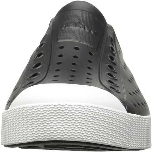 Native Shoes, Jefferson, Lightweight Sneaker for Adults, Jiffy Black/Shell White, 9 M US Women/7 M US Men in Saudi Arabia