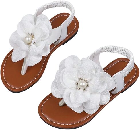 GORGLITTER Girl's Flower Sandals Strappy Cute Open Toe Dress Sandals in Saudi Arabia