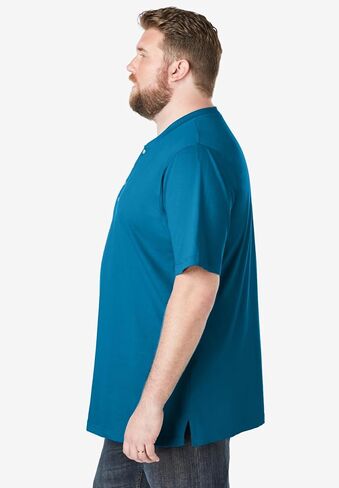 Liberty Blues Men's Big & Tall ™ Longer-Length Piqué Polo, Solids & Stripes in Saudi Arabia