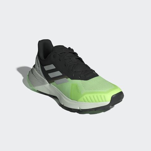 حذاء الجري Terrex Soulstride Trail للرجال من adidas، أسود/كربوني/رمادي، 12.5 in Kuwait
