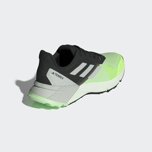 حذاء الجري Terrex Soulstride Trail للرجال من adidas، أسود/كربوني/رمادي، 12.5 in Kuwait