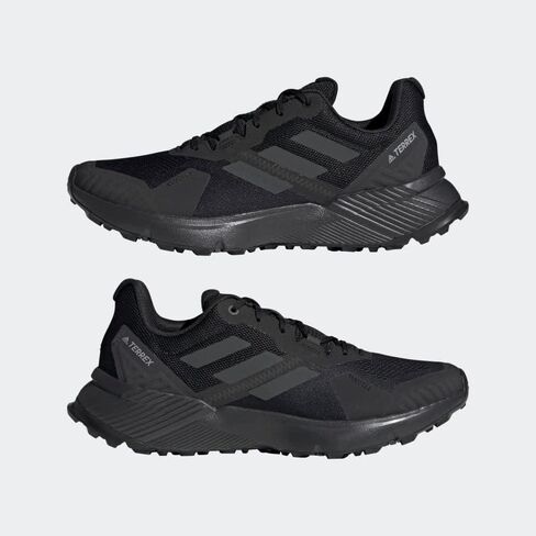 adidas Men's Terrex Soulstride Trail Running Shoes, Black/Carbon/Grey, 12.5 in Saudi Arabia