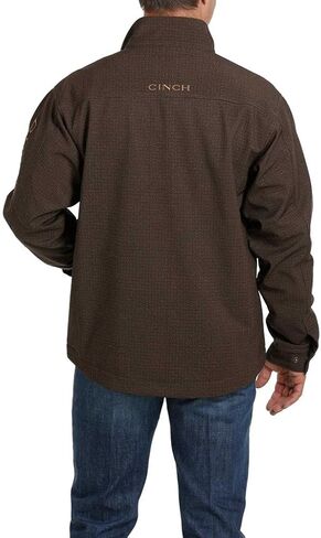 Cinch Men's Concealed Carry Textured Bonded Zip-Front Jacket in Kuwait