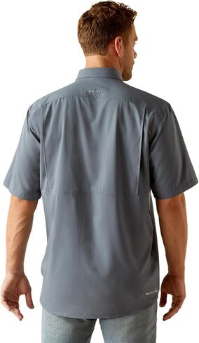 ARIAT Men's MNS Venttek CLSSC SS SHRT Charcoal, XX-Large in Kuwait