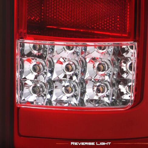 AKKON - Fits 2000-2006 Chevy Tahoe Suburban GMC Yukon XL 1500/2500 [C-Tube] Parking LED Reverse Black Tail Light Brake Lamp Pair in Saudi Arabia