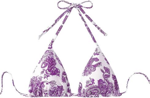 SOLY HUX Women's Summer Floral Print Halter Bikini Tops Tie Back Padded Swimsuit Top Beachwear in Saudi Arabia