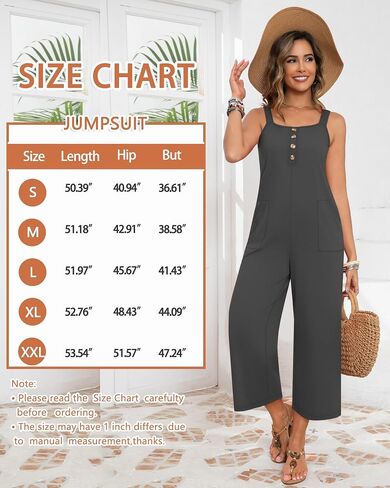 Neer Women's Belesuits Cotton Sails Slicfeless Slistraps Armual Wide Leg Rompers Lequers with Mobicts in Saudi Arabia