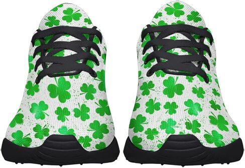 Sonzj-II Womens Mens St Patricks Day Shoes Casual Running Sneakers Lightweight Breathable Walking Golf Gym Tennis Shoes Gifts for Friends in Saudi Arabia