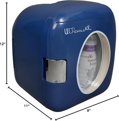 Uber Appliance UB-XL1-BLUE Mini Fridge, 9L, Navy Blue in Kuwait