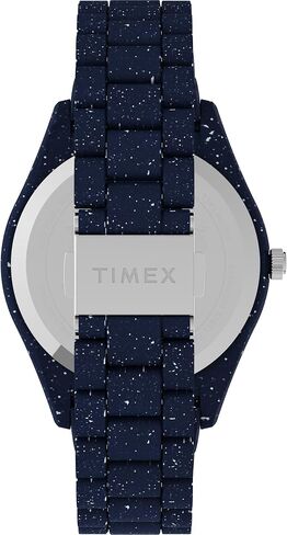 Timex Men's Waterbury Ocean x Peanuts 41mm Watch - Blue Bracelet Blue Dial Blue Case in Kuwait