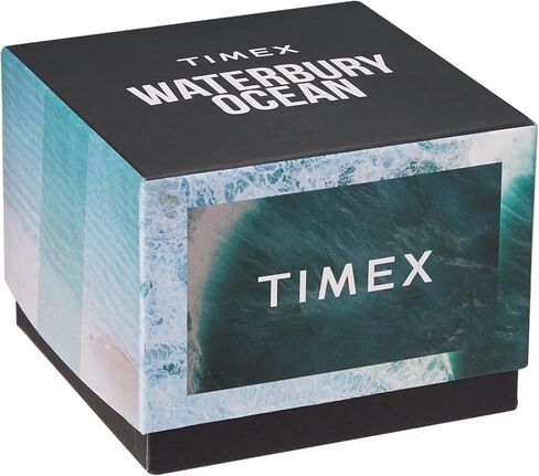Timex Men's Waterbury Ocean x Peanuts 41mm Watch - Blue Bracelet Blue Dial Blue Case in Saudi Arabia