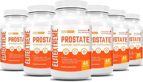 EliteXtreme Health Supplement - Natural Formula with Saw Palmetto, Plant Sterols, Zinc, and Vitamins | Non-GMO, Made in USA, 60 Capsules, 1 Month Supply in Saudi Arabia