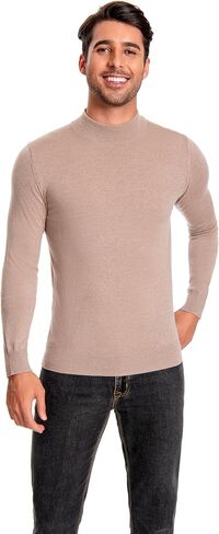 الرجال 100 ٪ من الصوف Merino الصوف الطويل الأكمام السحب in Kuwait