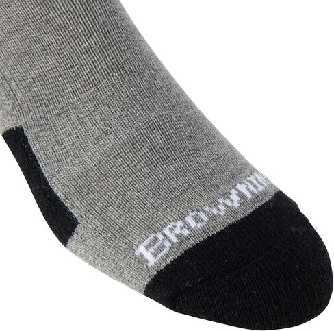 Browning Men's Everyday Crew Sock | Black | 3-Pack, Large, Model:A000457400104 in Saudi Arabia