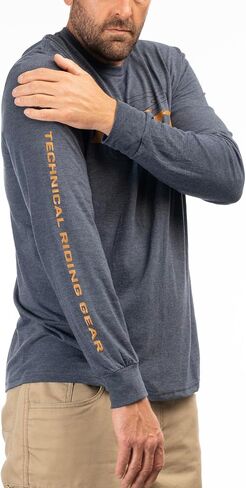KLIM K Corp LS T XL Heathered Navy - Strike Orange in Saudi Arabia