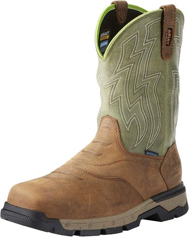 Ariat Rebar Flex Western Waterproof Work Boots – Men’s Square Toe Western Work Boot in Saudi Arabia