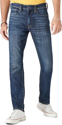 Lucky Brand Men's 410 Athletic Slim Coolmax Stretch Jean, Dark Wash, 36W X 32L in Saudi Arabia