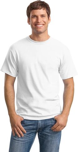 Hanes Men's 6-Pack Plus 2 Free Crew T-Shirts in Saudi Arabia
