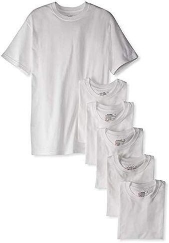Hanes Men's 6-Pack Plus 2 Free Crew T-Shirts in Saudi Arabia